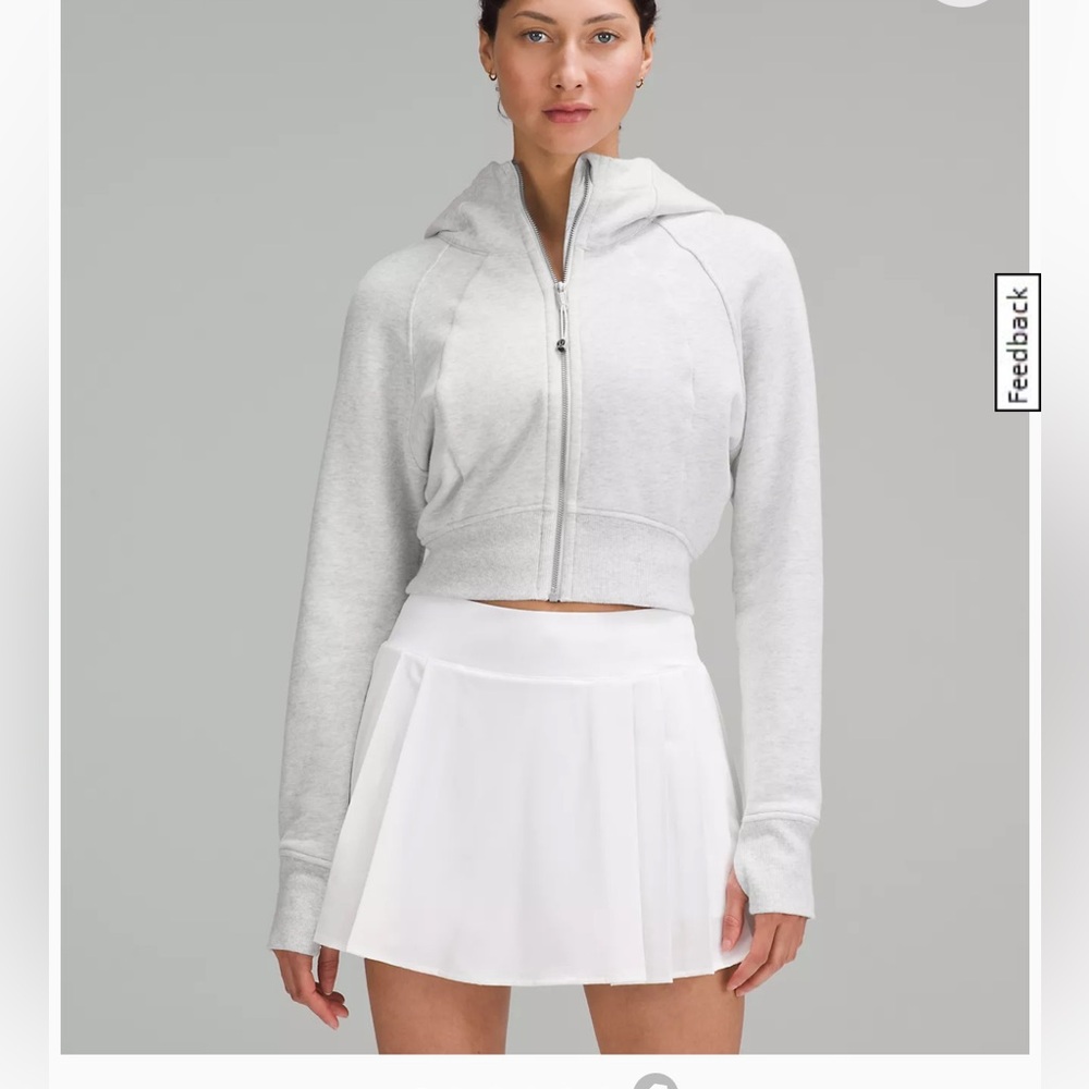 lululemon Scuba Cropped Full Zip Hoodie 8